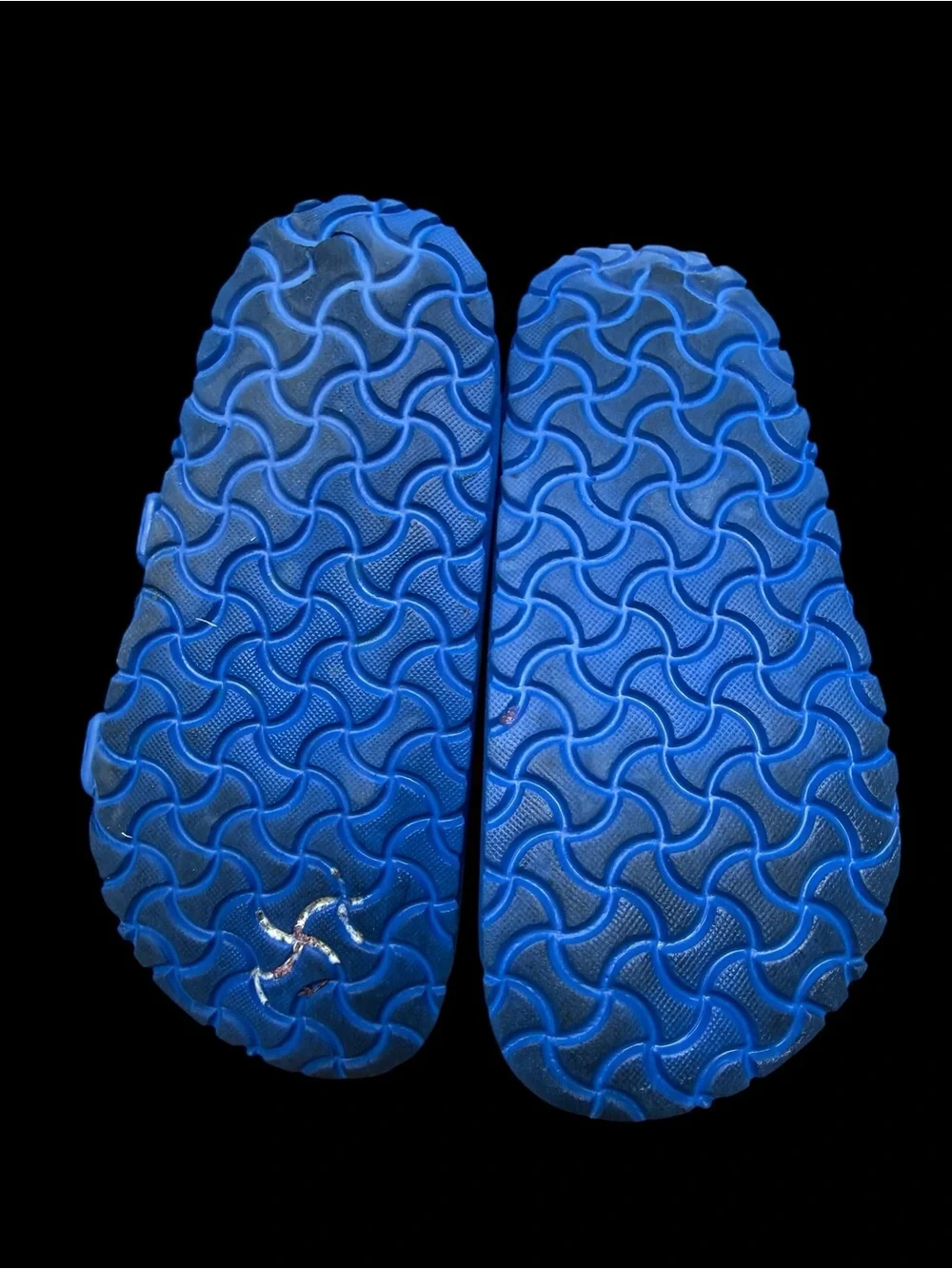 Kids Blue Adjustable Strap Sandals Unisex